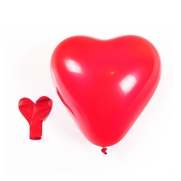 Liebe Herz Ballon rote Farbe, 10 Stück
